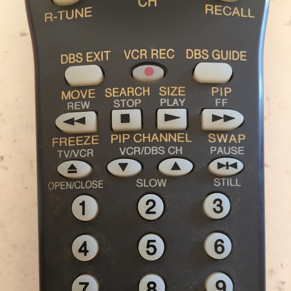 Genuine Panasonic Universal Remote Control EUR511156 Tested And Works